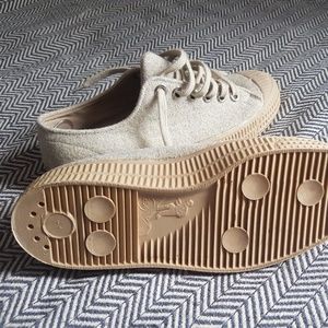 Novesta Star Master Felt Sneakers in oatmeal